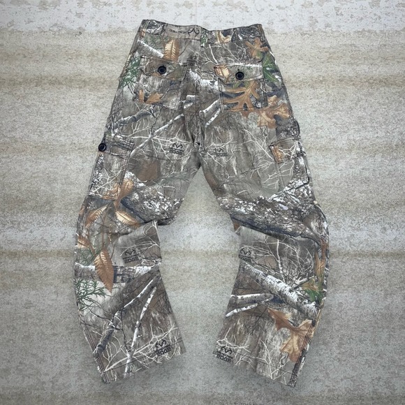 Realtree Other - Vintage Real Tree Hunting Camo Tactical Pants Baggy Cargos Crazy Woodland 90s